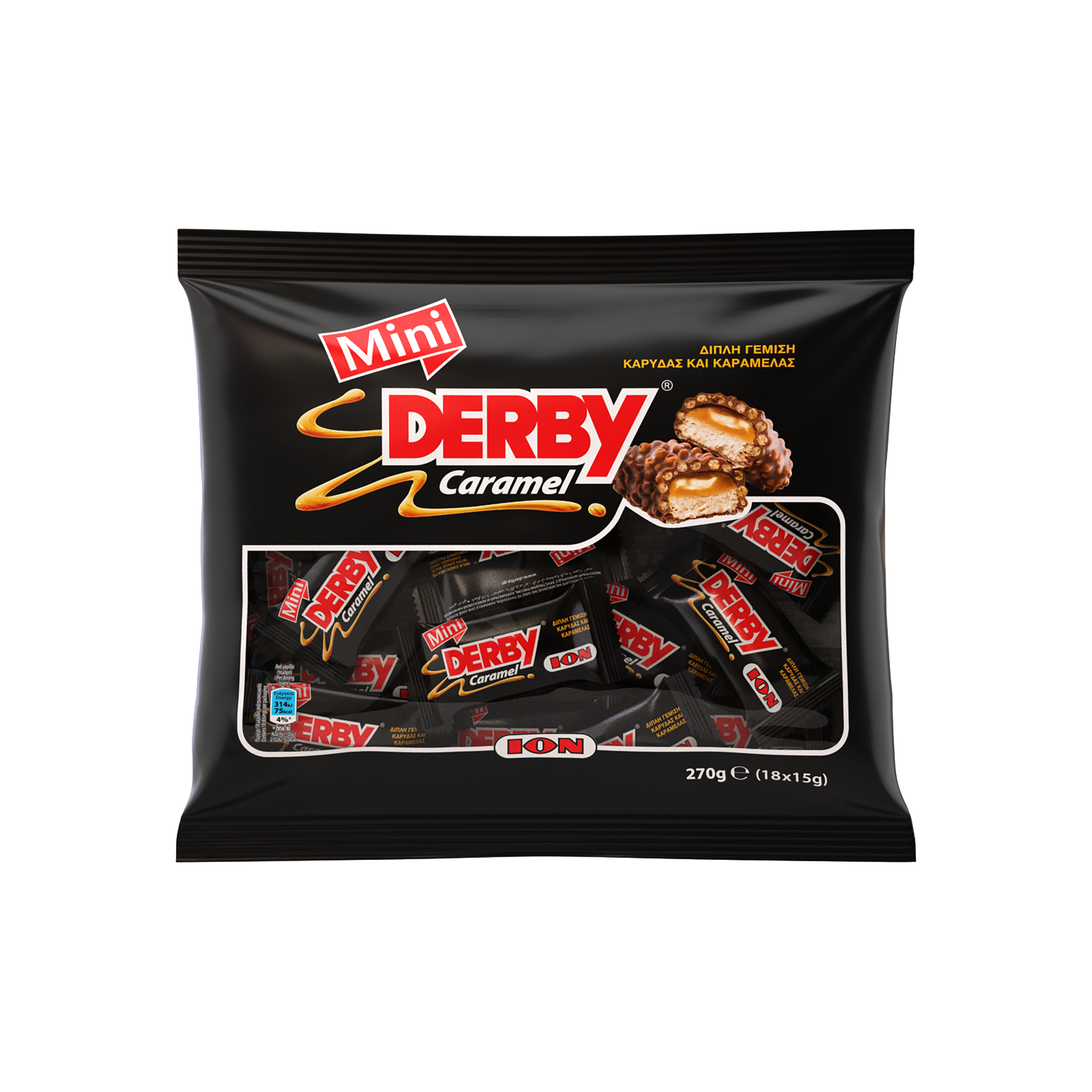 Σοκολατάκια Derby Caramel Mini ΙΟΝ (270g)