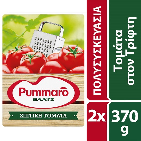 Χυμός Τομάτας Σπιτική Απο τον Τριφτη Pummaro (2 Χ 370 g)