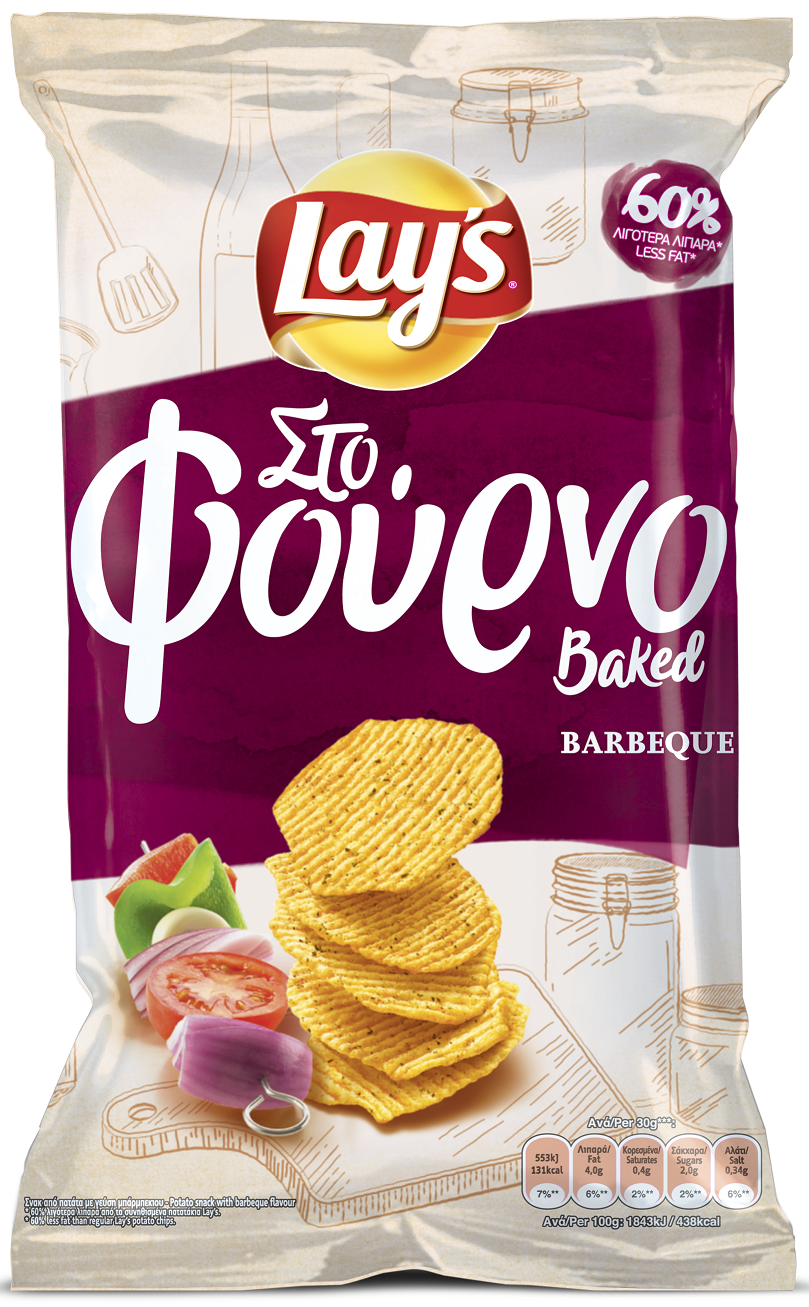 Πατατάκια Φούρνου Γεύση Barbeque Lay’s (125 g)