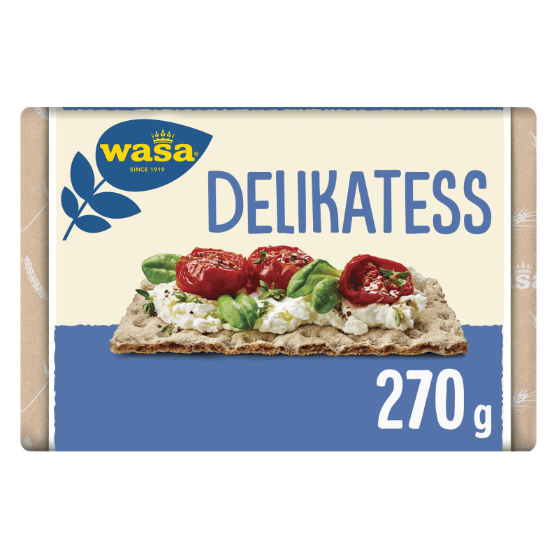 Barilla Φρυγανιές ολικής άλεσης Wasa Delikatess (270 g)