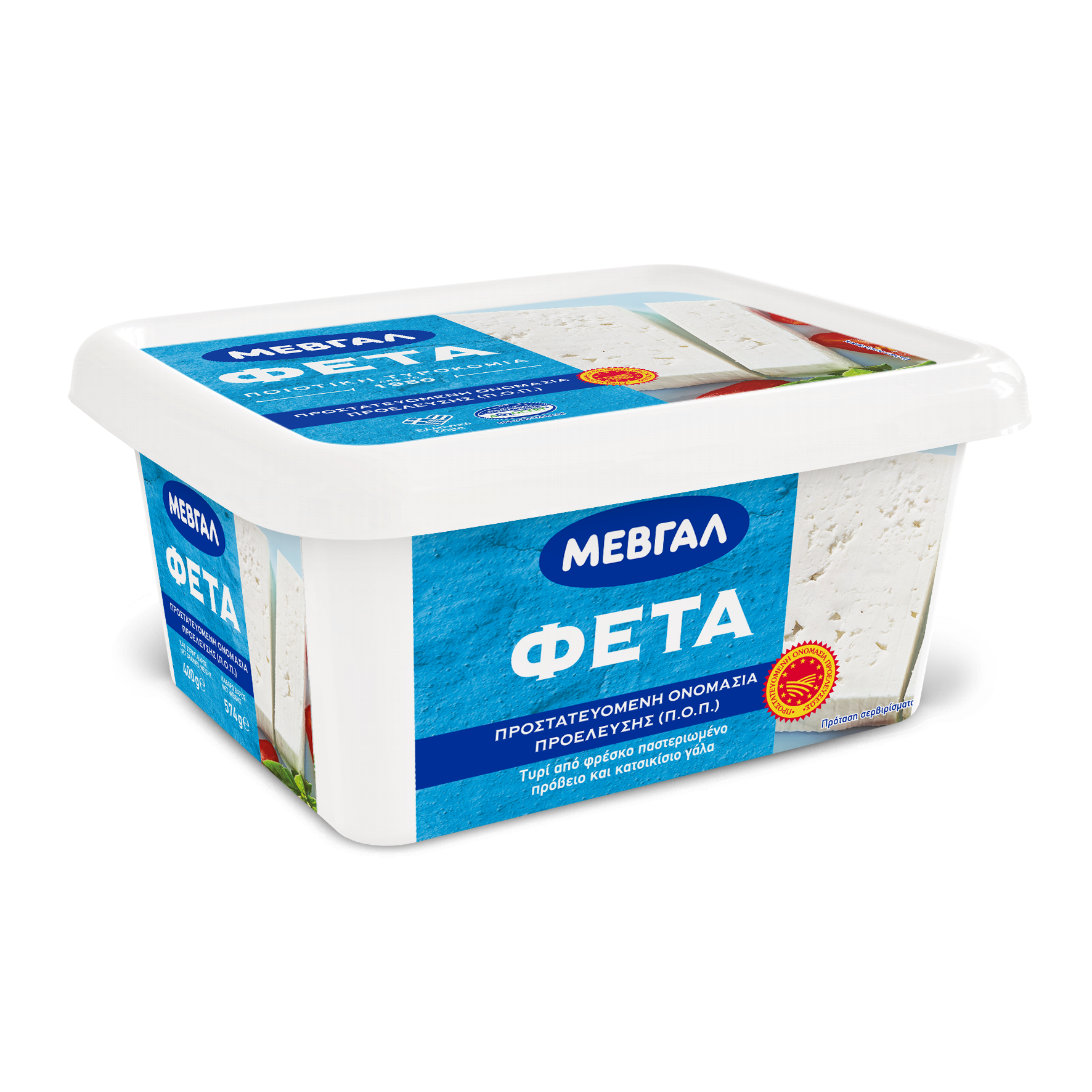 Τυρί Φέτα Π.Ο.Π. σε τάπερ Μεβγάλ (400 g) φωτογραφία