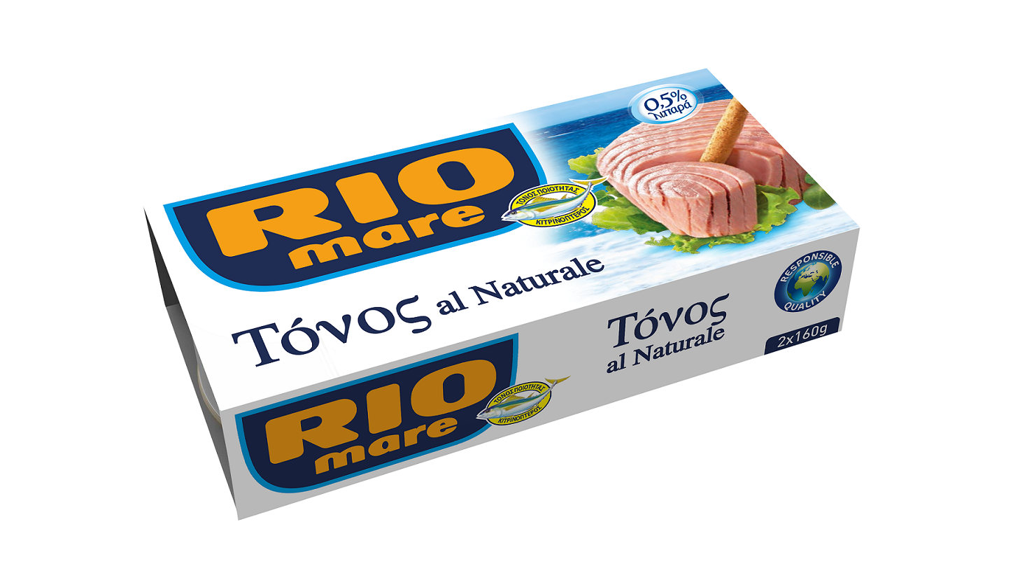 Τόνος Σε Νερό Rio Mare (2×160 g)