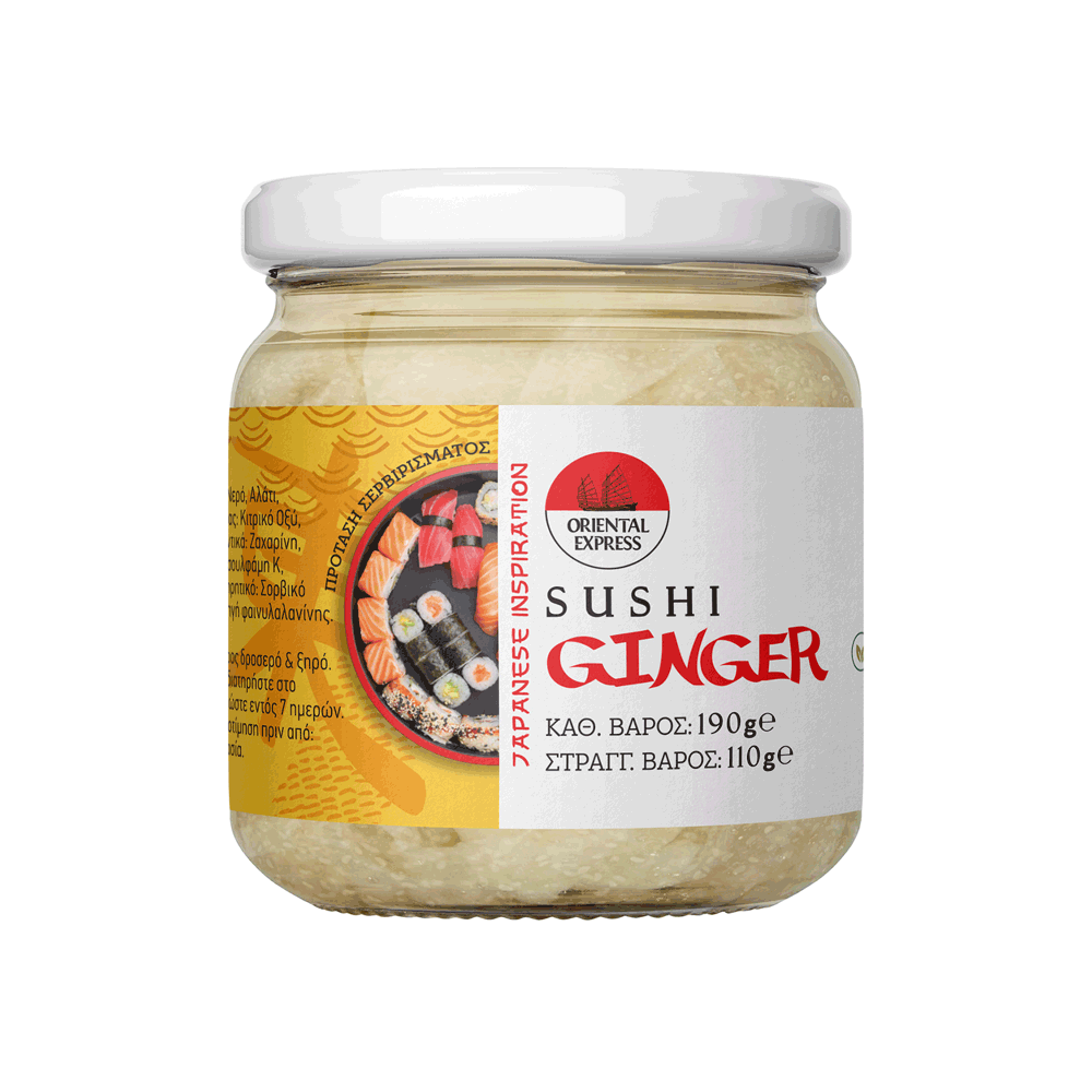 Πιπερόριζα για Sushi Ginger, Oriental Express (190 g)