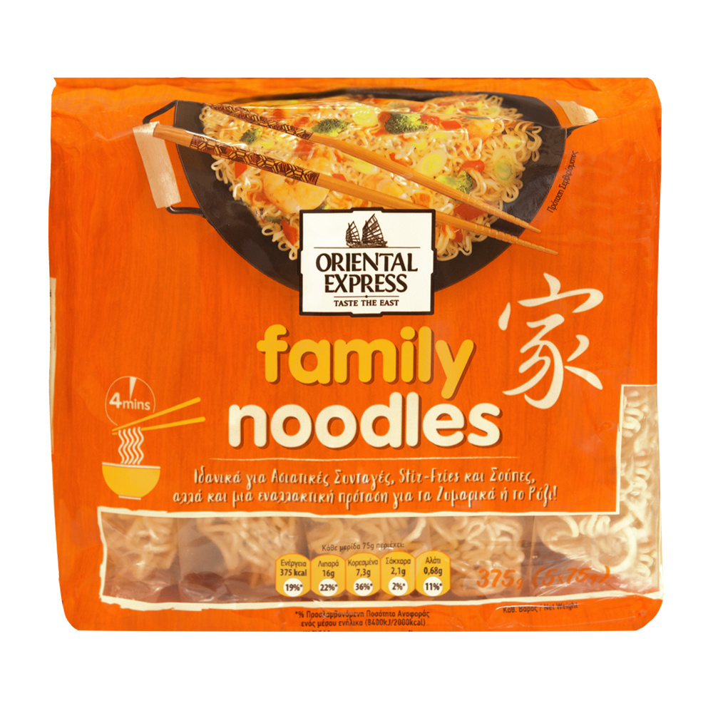 Noodles Express Οικογενειακά Oriental Express (5×75 g)