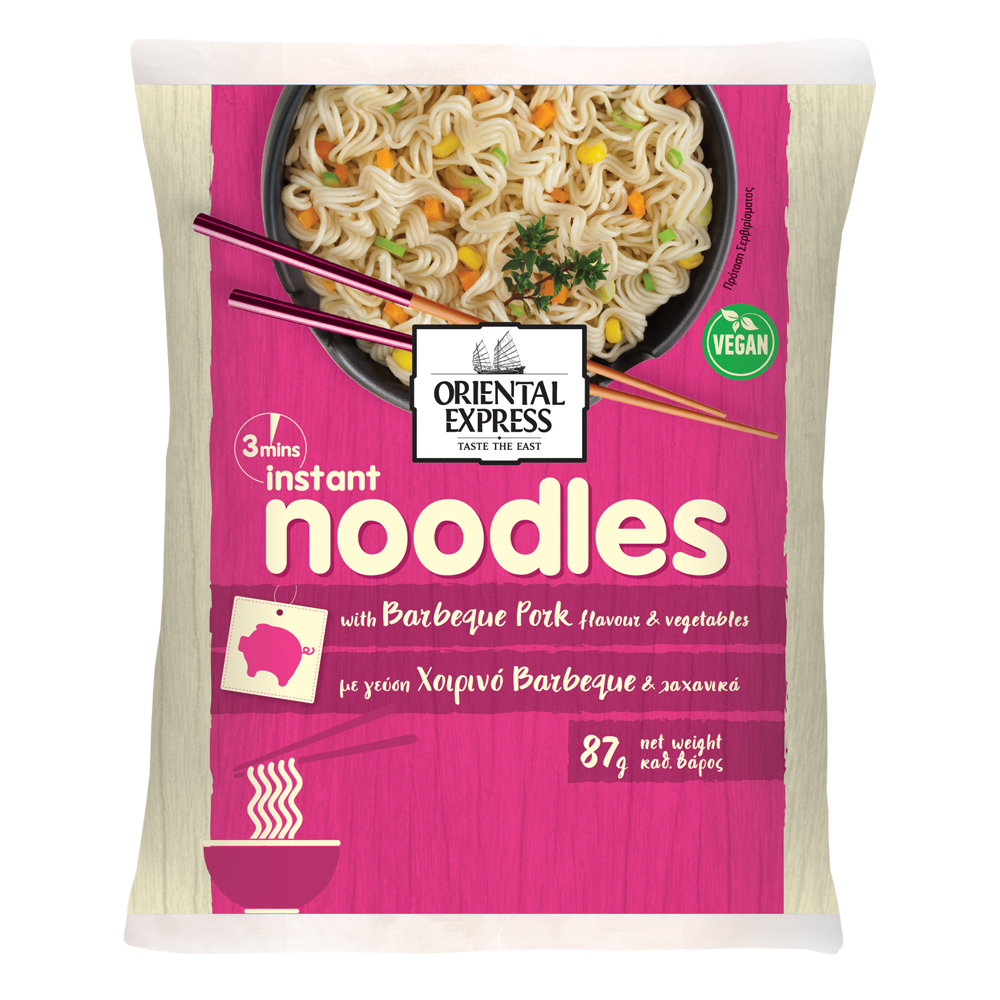 Noodles 3′ Χοιρινό Barbeque Oriental Express (87g)