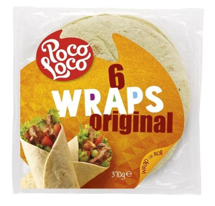 Τορτίγια Σιταρένια 6 Τεμ Poco Loco (370 g)