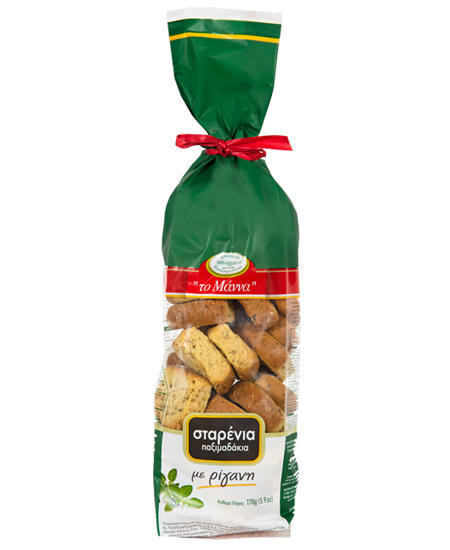 Παξιμαδάκια Σταρένια Με Ρίγανη Το Μάννα (170 g)