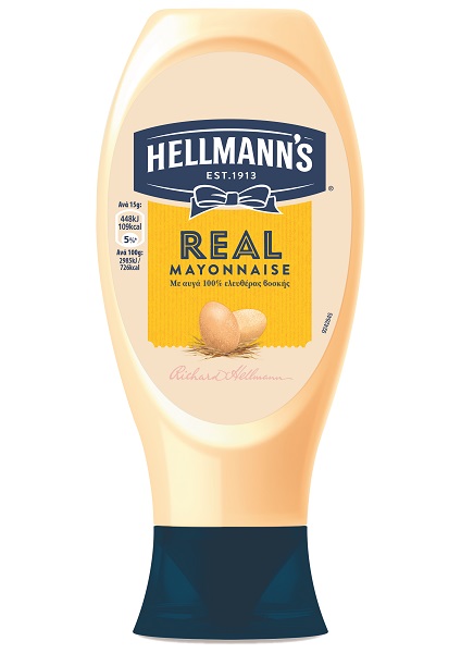 Μαγιονέζα Real Top Down Hellmann’s (430 ml)