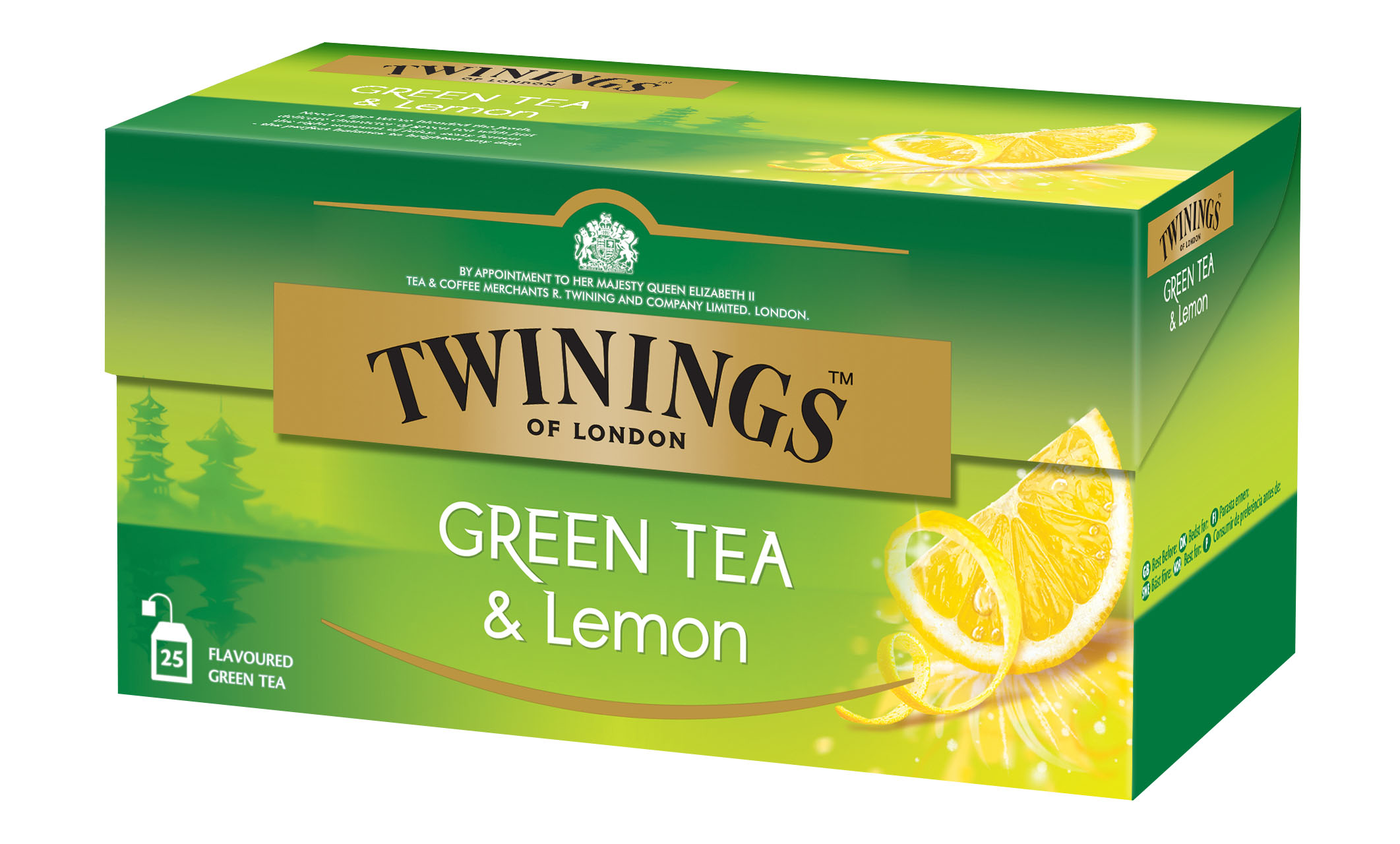 Atlanta Τσάι Πράσινο με Λεμόνι Twinings (25 φακ x 1.6 g)
