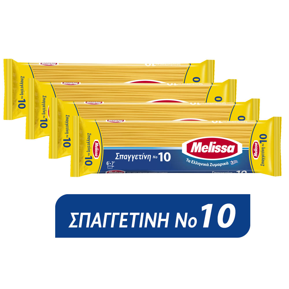Σπαγγετίνι Νο 10 Melissa (500 g) τα 12τεμ μόνο 10,44 €
