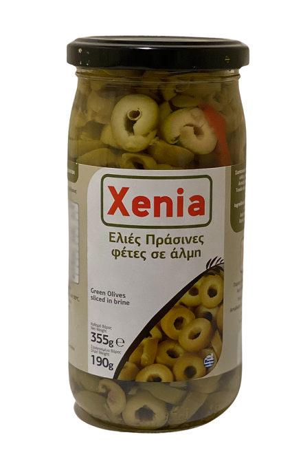 Ελιές Πράσινες σε Φέτες Xenia (190 g)