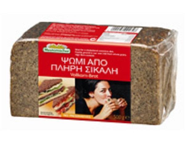 Ψωμί από Πλήρη Σίκαλη Vollkorn-Brot Mestemacher (500 g)