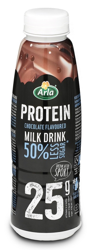 Ρόφημα Γάλακτος Protein Chocolate 50% λιγότερη ζάχαρη Arla (500g)