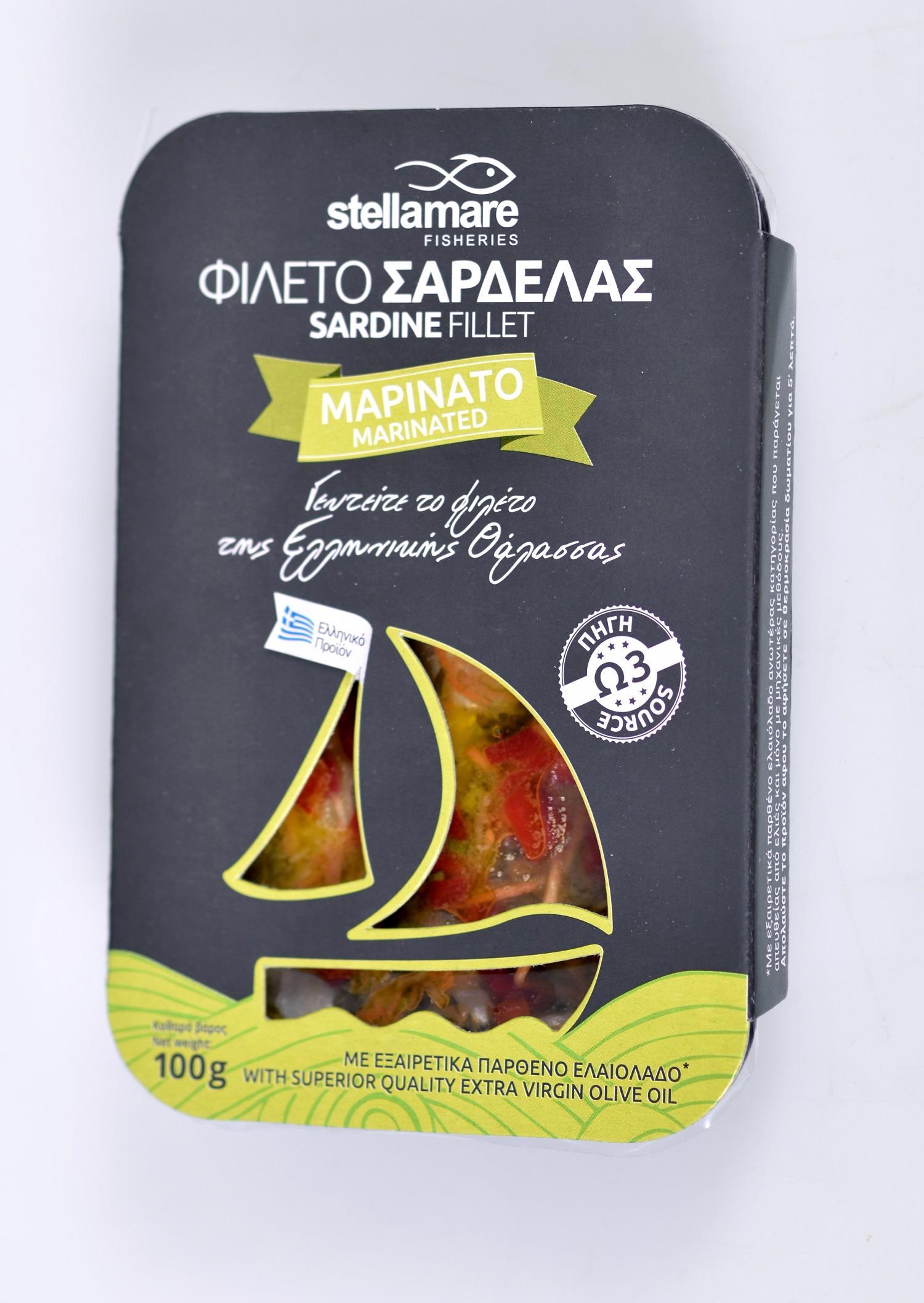 ΦΙΛΈΤΟ ΣΑΡΔΈΛΑς ΜΑΡΙΝ’ΤΟ ΧΩΡΊς ΣΚΌΡΔΟ STELLA MARE (100G)