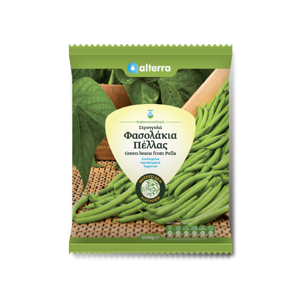 Φασολάκια Στρογγυλά Κατεψυγμένα Alterra (1 kg)
