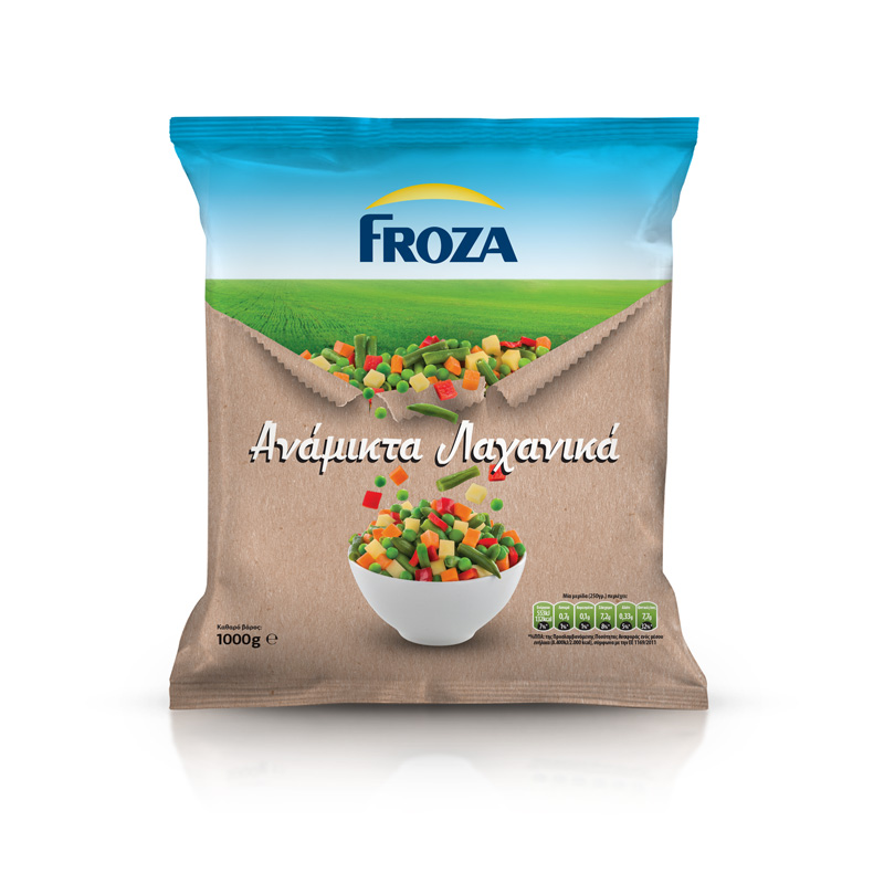 Ανάμικτα Λαχανικά Κατεψυγμένα Froza (1 kg)