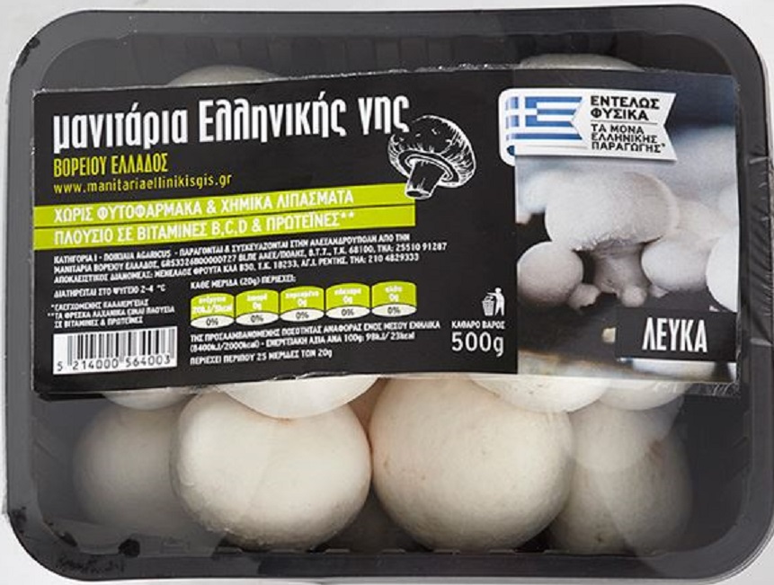 Μανιτάρια Λευκά Ελληνικά Μανιτάρια Ελληνικής Γης ( 400 g)