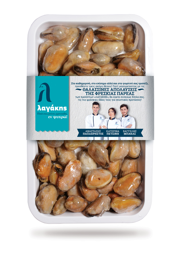 Μύδια Ψίχα Κατεψυγμένα Λαγάκης (500g – κ.β.425g)