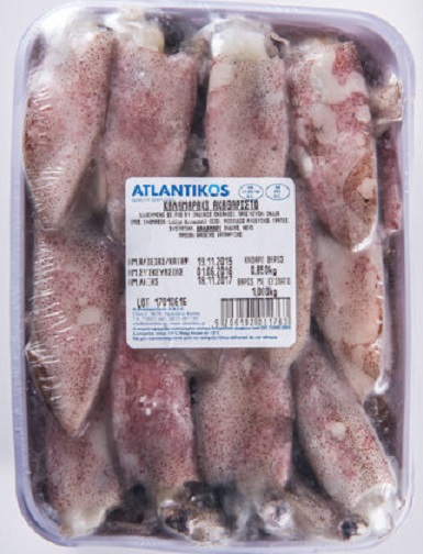 Καλαμάρι Ακαθάριστο Κατεψυγμένο Atlantikos (1Κg – κ.β.850g)