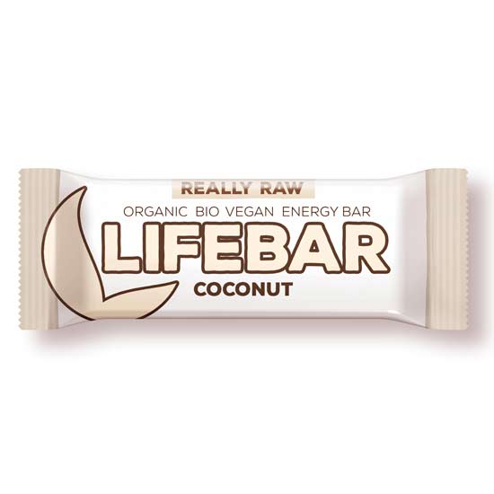 Βιολογική Ωμή Μπάρα Ενέργειας Καρύδα Lifefood (47g)