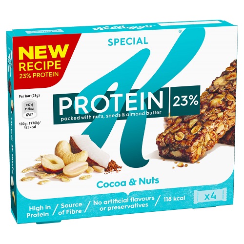 Μπάρες Πρωτεΐνης Coconut, Cocoa & Cashew Special K Kellogg’s (4x28g)
