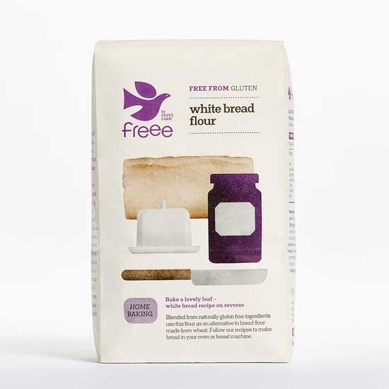 Μείγμα Αλεύρων για Λευκό Ψωμί Doves (1kg)