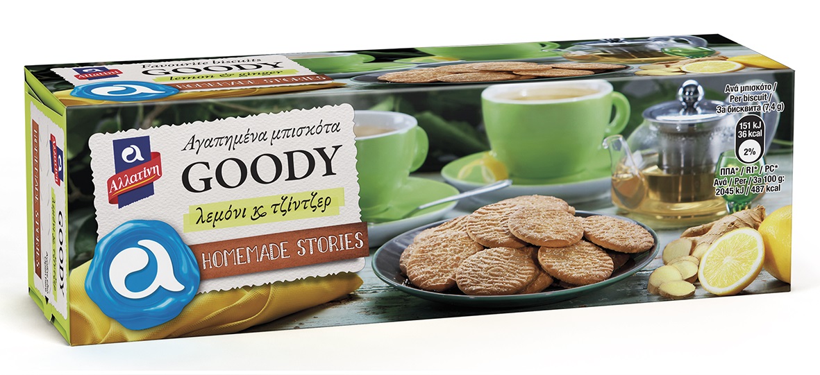 ΜΠΙΣΚΌΤΑ ΜΕ ΛΕΜΌΝΙ ΚΑΙ ΤΖΊΝΤΖΕΡ GOODY ΑΛΛΑΤΊΝΗ (185 G)
