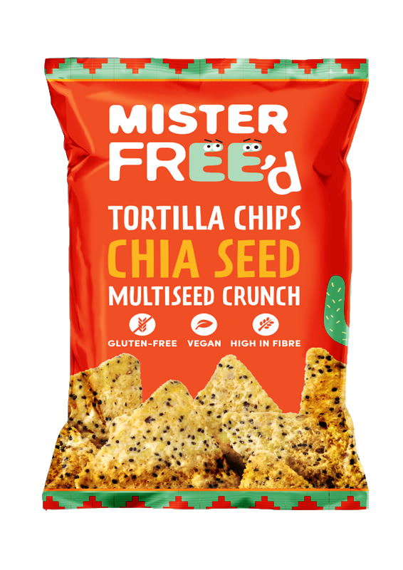 Τσιπς Τορτίγιας με Σπόρους Τσία Mister Free’d (135g)