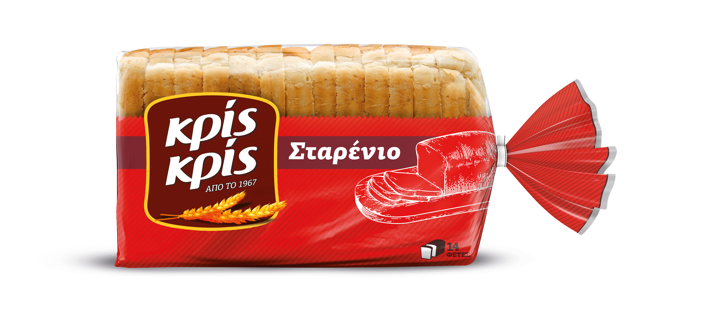 Ψωμί του τοστ Σταρένιο Κρις Κρις (350 g)