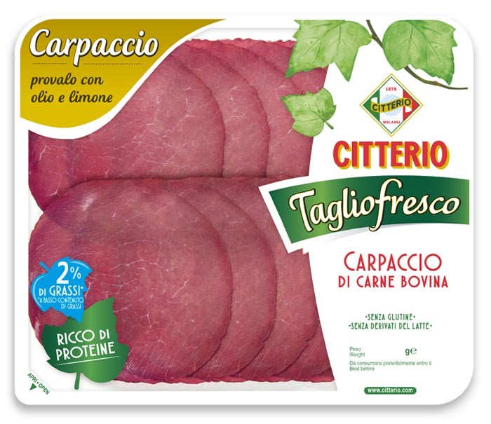 Carpaccio Μοσχαρίσιο Citterio (90g)