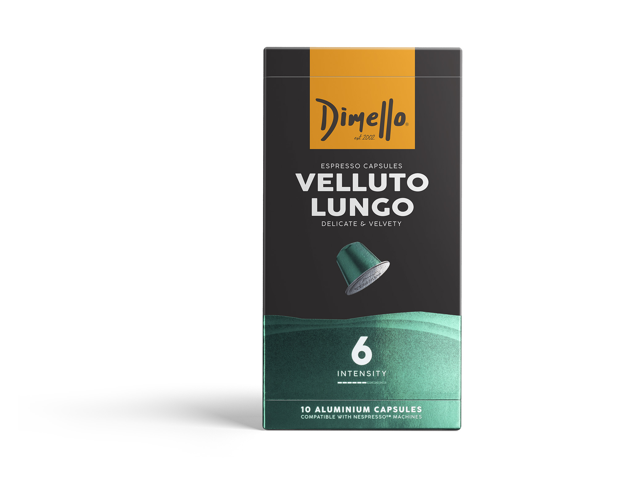 Dimello Espresso Κάψουλες Velluto Lungo Dimello (10 τεμ)
