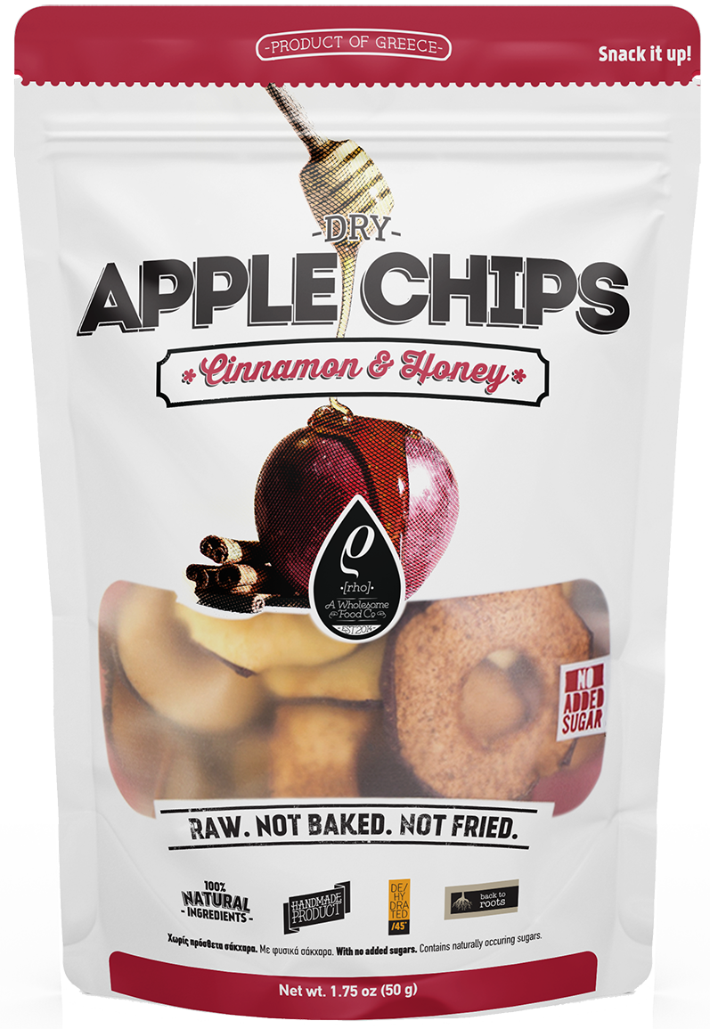 Αποξηραμένα Τσιπς Μήλου Rho Foods (50g)