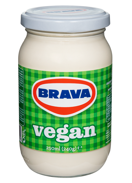 Μαγιονέζα Vegan Γυάλινο Βάζο Brava (250ml)