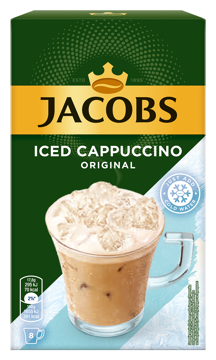 Στιγμιαίος Καφές Cappuccino Iced Original Jacobs (8τεμ)