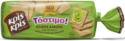Ψωμί του Τοστ Ολικής Άλεσης Τόστιμο Κρις Κρις (530g)