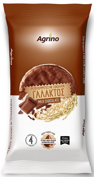 Agrino Ρυζογκοφρέτα με Σοκολάτα Γάλακτος Agrino (60g)