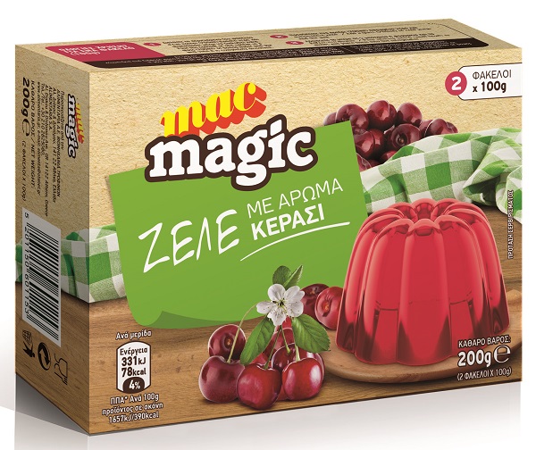 Ζελέ με Άρωμα Κεράσι Mac Magic (200g)
