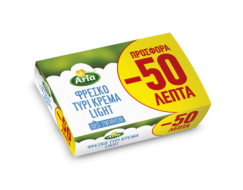 Fresh Cream Cheese Light Arla (250g) 0,50€ eFresh.gr