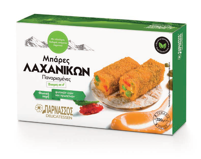 Κατεψυγμένες Μπάρες Λαχανικών Parnassos Delicatessen (320g)