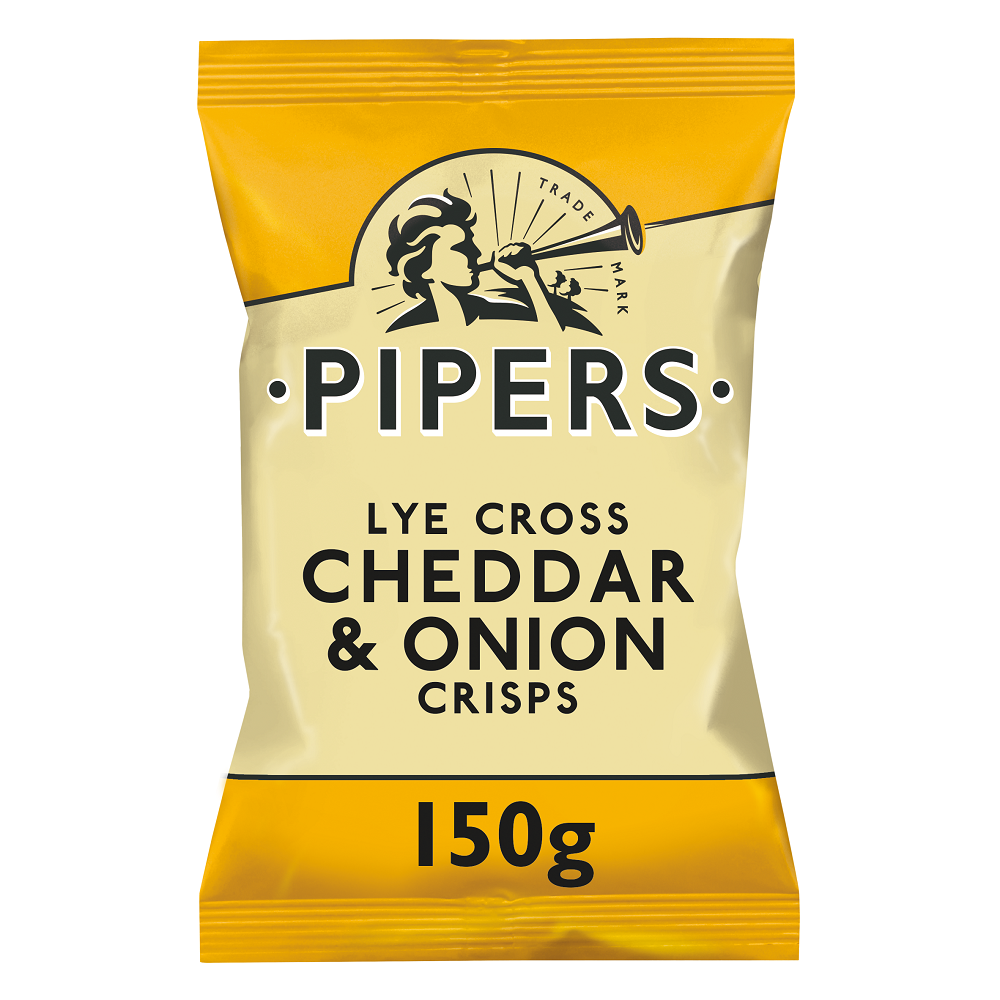 Πατατάκια με Τσένταρ & Κρεμμύδι Pipers (150g)