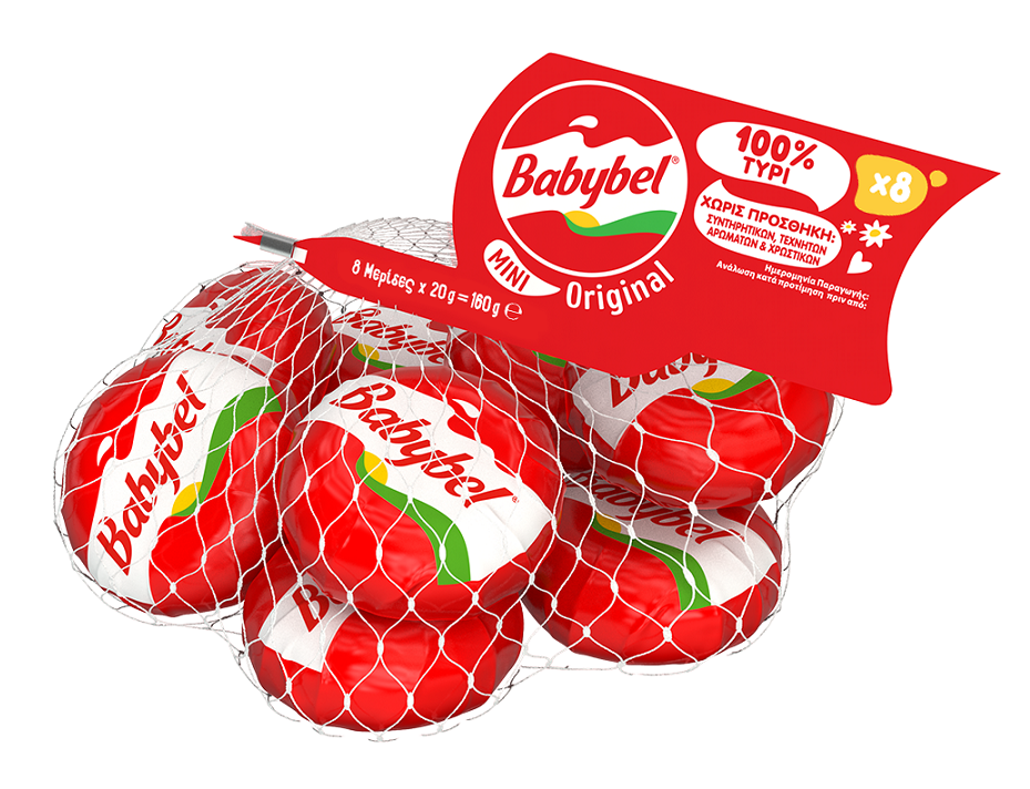 Τυράκια 8 μερίδες Mini Babybel (8×20 g)