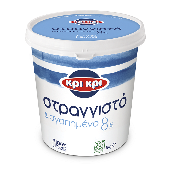 Γιαούρτι Στραγγιστό 8% λιπαρά Κρι Κρι (1 kg)