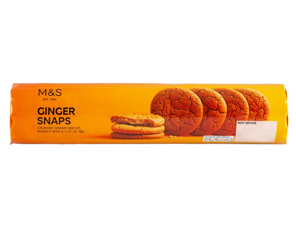 Τραγανά Μπισκότα με Γεύση Τζιντζερ Marks & Spencer (250 g)