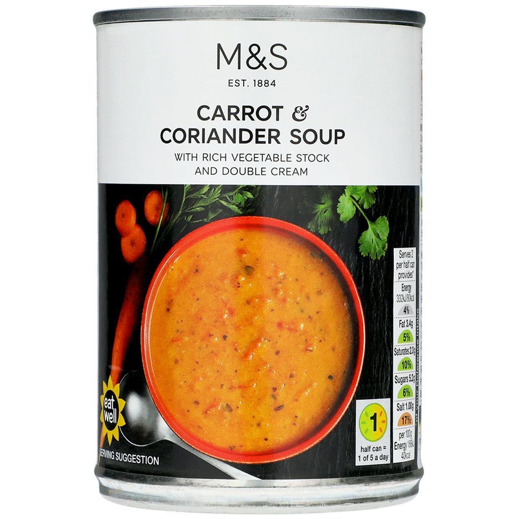 Marks & Spencer Σούπα με Καρότο και Κόλιανδρο Marks & Spencer (400g)