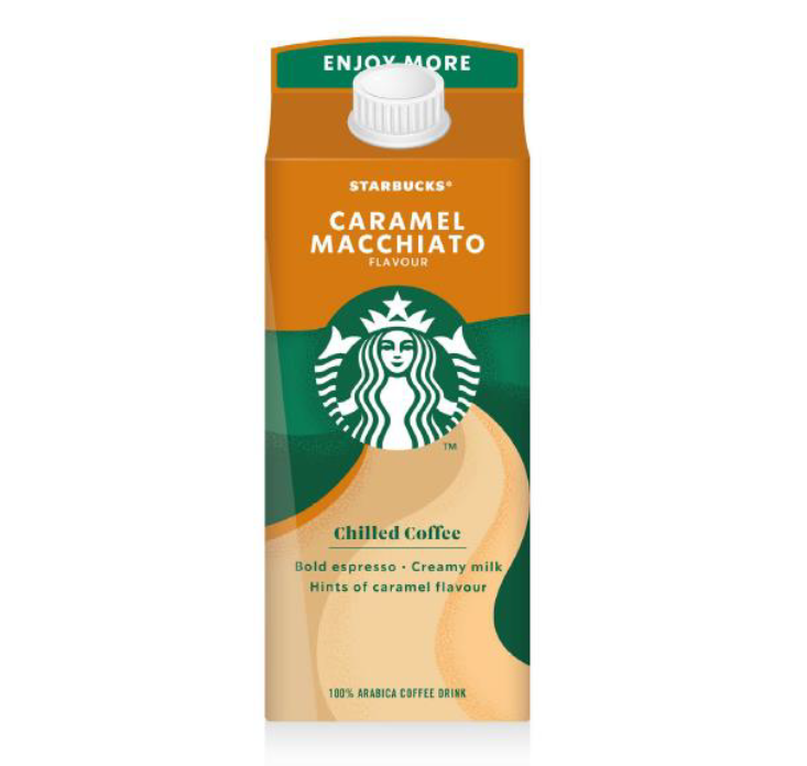 Starbucks Κρύο Ρόφημα καφέ Caramel Macchiato Starbucks (750ml)