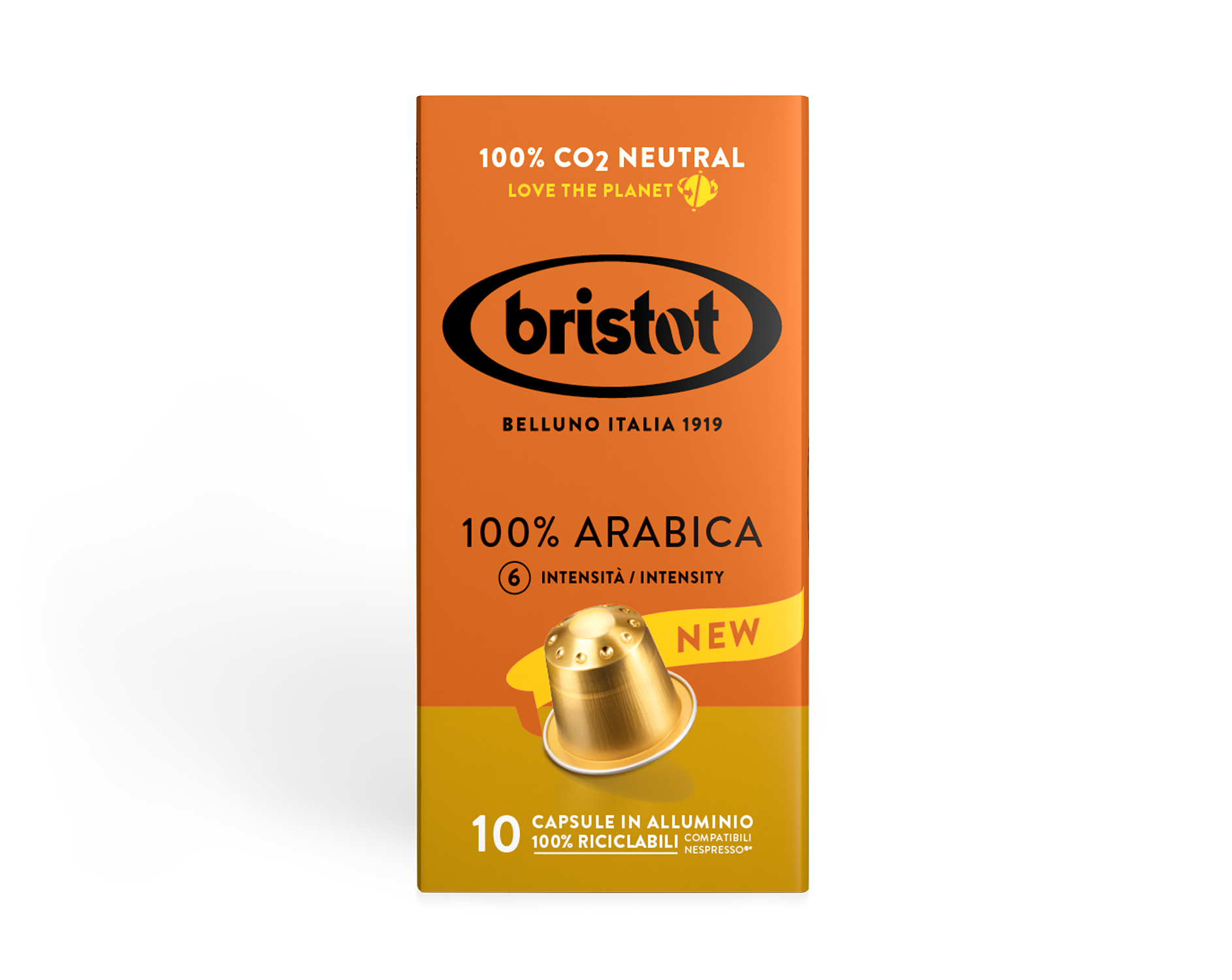 Κάψουλες espresso Arabica Bristot (10 τεμ)