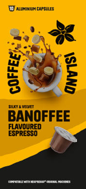 COFFEE ISLAND Κάψουλες Espresso Banoffee Coffee Island (10 τεμ)