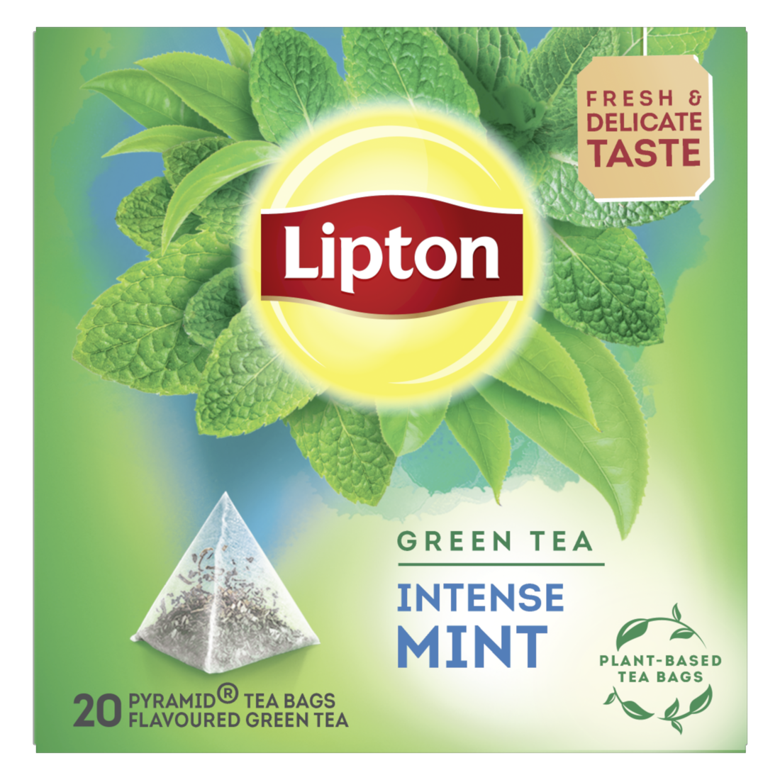 Ελαϊς-Unilever Hellas Α.Ε. Τσάι Πράσινο Μέντα Lipton (20 πυραμίδες x 1,6 g)