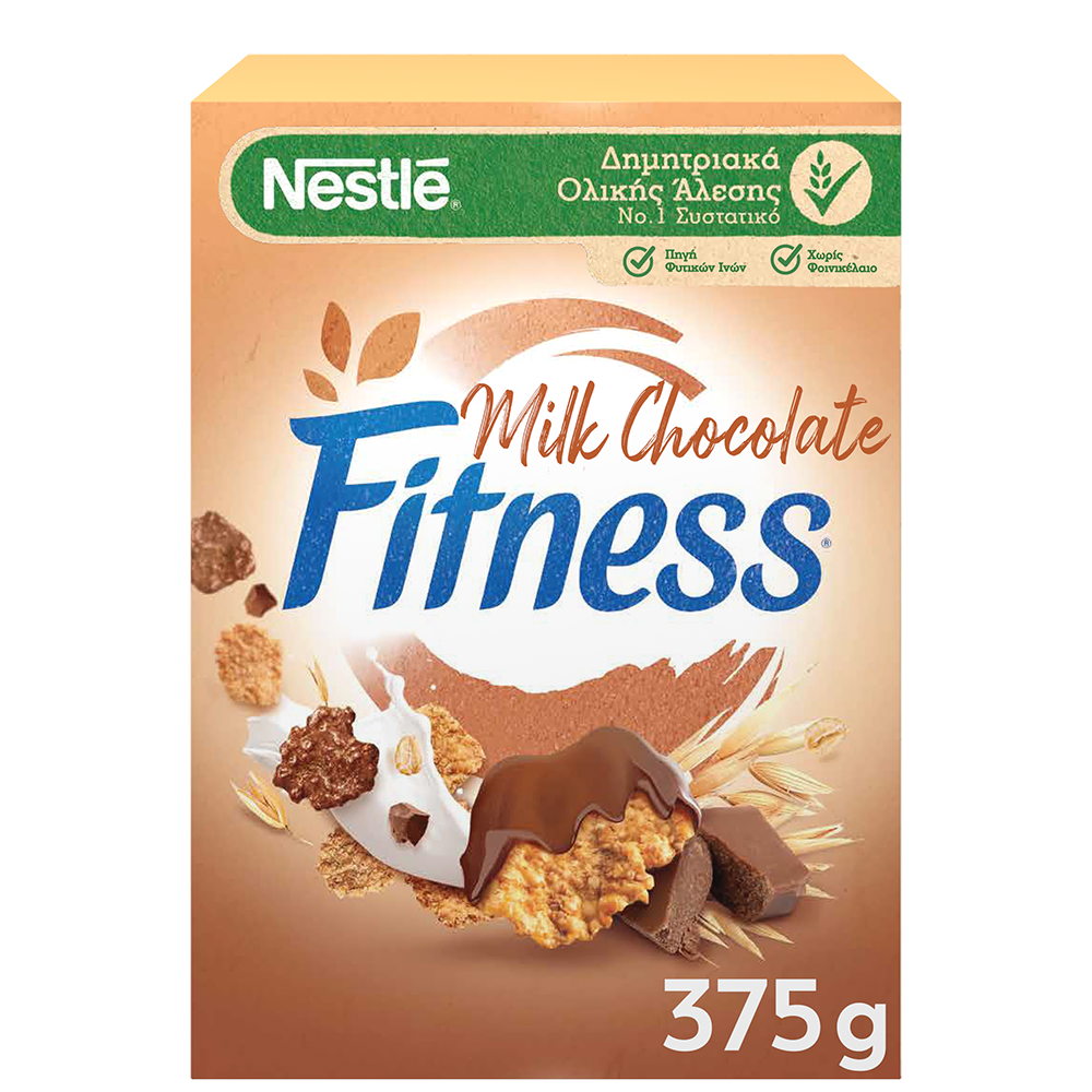 Δημητριακά Fitness με σοκολάτα Nestle (375g)