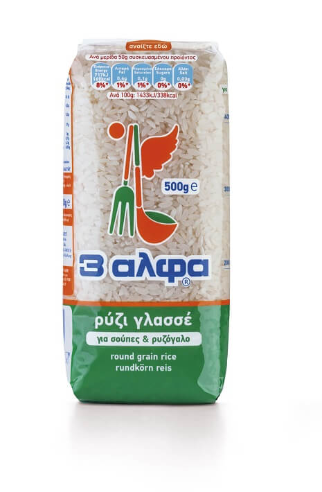 ΡΎΖΙ ΓΛΑΣΣΈ 3ΑΛΦΑ (500 G)
